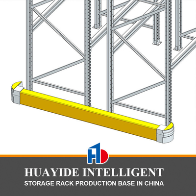 B27 Kerb Curved Barriers Rack End Guard  Racking upright Protector safety barrier Anti-Collision Guardrails