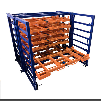 B29 Hand-0perated Sheet Metal Storage Rack Sheet Drawer Roll-out Rack for Plate Storage