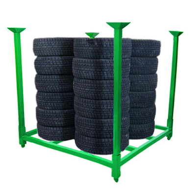B31 Portable Tire Rack Tire Stacking Rack 60 Inch Tire Racking Tire Storage Rack