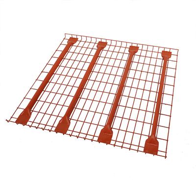 B33 Warehouse Standard Size Flare Waterfall Welded Galvanized Steel Metal Storage Wire Mesh Decking for Pallet Racking