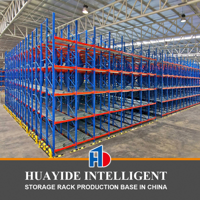 IOS9001 High Density Gravity Pallet Racking FIFO Pallet Flow Racking