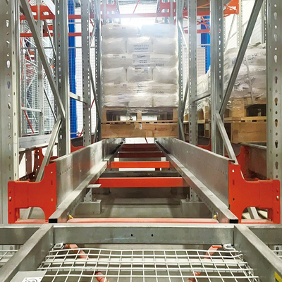 B45: Granary Grain Depot Four Way Radio Shuttle Racking ASRS pallet runner rack system 4 Way Radio Shuttle Racking