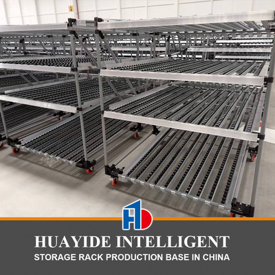 B47: Warehouse Flow Rack for Carton Storage Box Flow Gravity Storage Roller Racking Carton Flow Racking