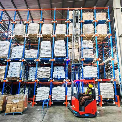 B50: Radio Shuttle Pallet Racking Warehouse Storage Four Entry Way Shuttle High Speed Pallet Equipment Radio Car Racking