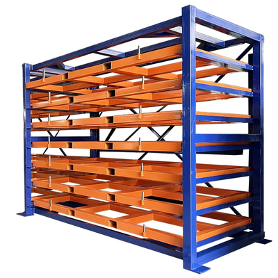 B51：Roll Out Sheet Metal Rack Industrial Sheet Metal Rack Electric Telescoping Cantilever Rack