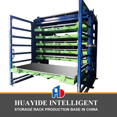 B51：Roll Out Sheet Metal Rack Industrial Sheet Metal Rack Electric Telescoping Cantilever Rack
