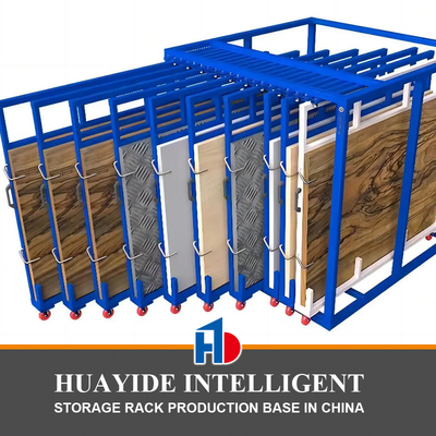 B53: Vertical Roll out Sheets Rack for Heavy Duty Metal Sheets Leftover Storage Vertical Sheet Racks Sheet Materials  Easy Roll Out