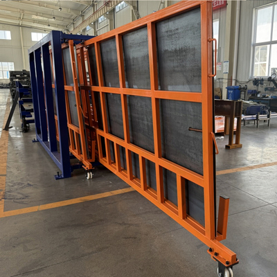 B53: Vertical Roll out Sheets Rack for Heavy Duty Metal Sheets Leftover Storage Vertical Sheet Racks Sheet Materials  Easy Roll Out