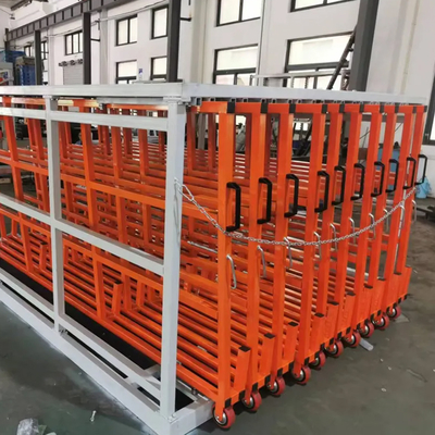 B53: Vertical Roll out Sheets Rack for Heavy Duty Metal Sheets Leftover Storage Vertical Sheet Racks Sheet Materials  Easy Roll Out