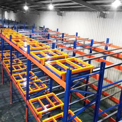 FIFO Gravity Pallet Racking High Efficiency ISO9001 Certificate