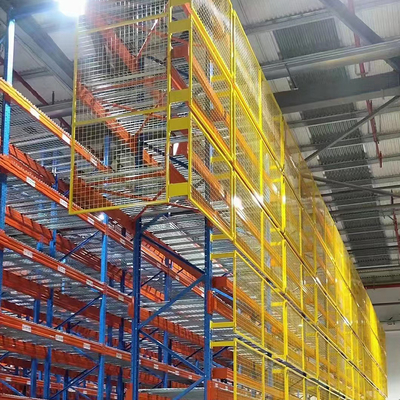 Metal Heavy Duty Pallet Racking 1400mm Width Custom Multi Layer