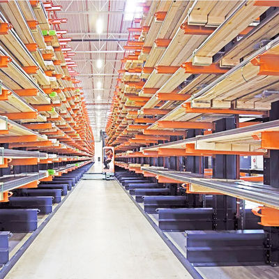C01:Double Side Heavy Duty Cantilever Racking System Long Arm Structure for  Lumber Wood Storage