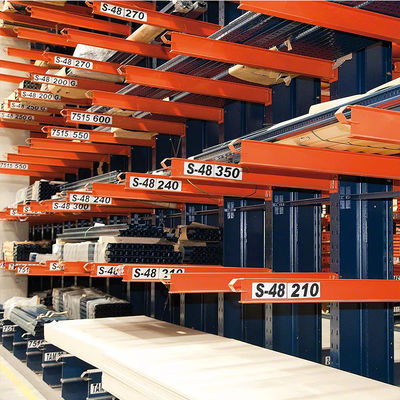 C01:Double Side Heavy Duty Cantilever Racking System Long Arm Structure for  Lumber Wood Storage