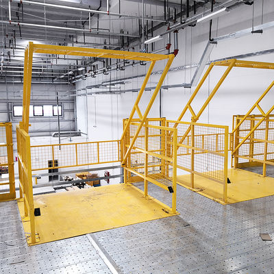 Safety Door Mezzanine Floor Racking System Third Floor For Toyota Car Project