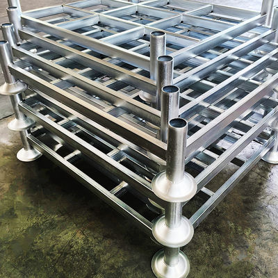C06:Detachable Warehouse Storage Hot Dip Galvanized Steel Large Stackable Metal Steel Post Pallet Rack