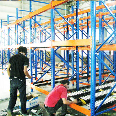 High Quality FIFO Gravity Carton Flow Rack Pallet Rack System Pallet Flow Racking Warehouse Equipment