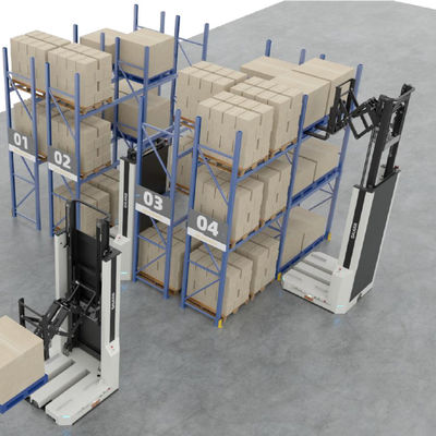 AS/RS (VFR+VNA+Q1P),VFR+Very Narrow Aisle+ Large and Small Car ,Very Narrow Aisle Fork-type Autonomous Mobile Robot for Warehouse Pallet Stacking And Handling