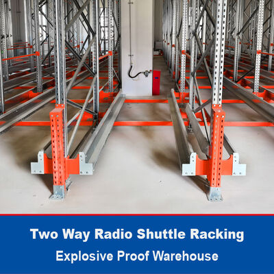 Explosive Proof Radio Shuttle Racking For Warehouse Storage Racking Shuttle Pallet Runner Racking