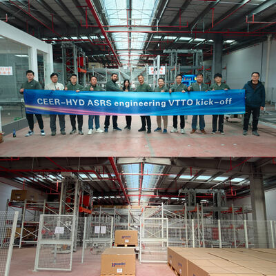 Four-Way Shuttle Pallet ASRS Room Temperature Warehouse Automatic Storage and Retrieval System Radio Shuttle Racking