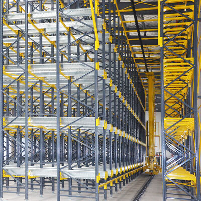 Two Way Radio Shuttle Racking and Stacker Crane Floor Supported SRM Storage And Retrieval Machine ASRS Automatic Storage And Retrieval System