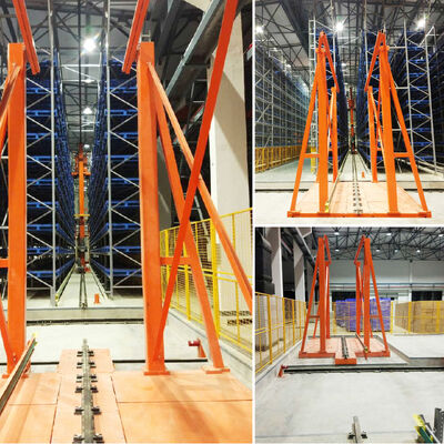 Single Deep pallet Stacker Crane ASRS, Floor Supported SRM(Storage Retrieval Machine), Automatic Storage And Retrieval System,Automation Logistics Warehouse
