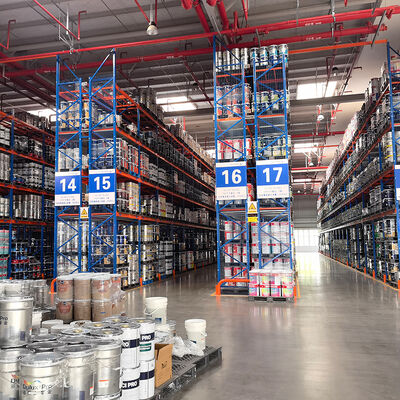 Industrial Heavy Duty Metal Shelves Q235 Steel 1400mm Width