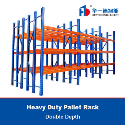 Double Depth Heavy Duty Pallet Rack Selective Pallet Rack Beam Racking