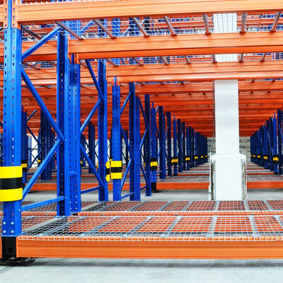 Electric Mobile Pallet Racking  Rail-Guided Electric Mobile Rack Warehouse Storage Rack