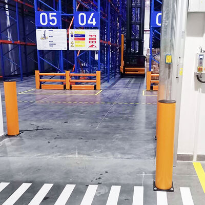 Heavy Duty Pallet Rack Protector Warehouse Pallet Rack Column Protection Flexible Plastic Guard Upright Protector