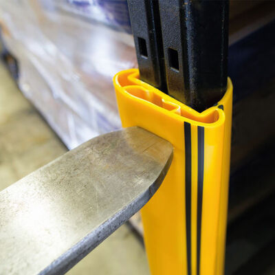 Heavy Duty Pallet Rack Protector Warehouse Pallet Rack Column Protection Flexible Plastic Guard Upright Protector