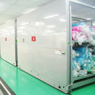 Electric Mobile Rack Rail-Guided Ground Track Guidance Closed Type  Electric Powered Motorized Mobile Heavy Duty Pallet Racking