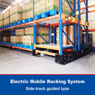 Electric Mobile Pallet Rack Rail Free Racking Warehouse Storage Rack Electric Mobile Racking