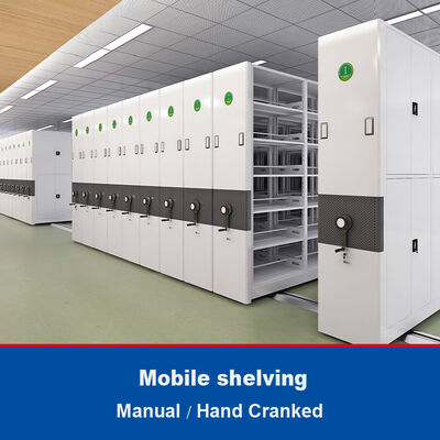 Manual Mobile Shelving Hand Cranked Movable Compact Shelves Archives Compactor Rack System