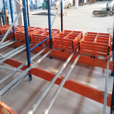 Push Back Pallet Racking warehouse storage Rack Push Back Rack System Heavy Duty Racking