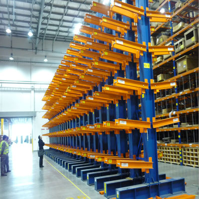 ISO9001 Galvanized Cantilever Racking Customized Size Anti Corrosion