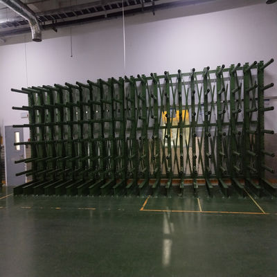 Q345 Steel Double Sided Cantilever Racking 1000kg With Sturdy Columns