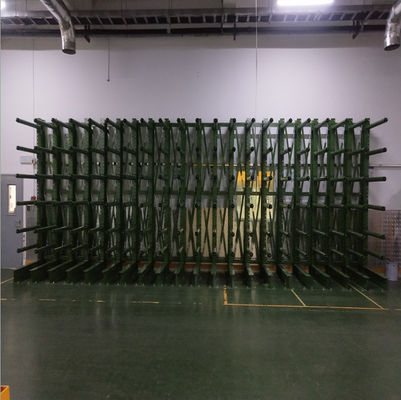 Q345 Steel Double Sided Cantilever Racking 1000kg With Sturdy Columns