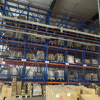 Q235 Steel Heavy Duty Pallet Storage Rack 76.2mm Pitch Selective Pallet Racking System