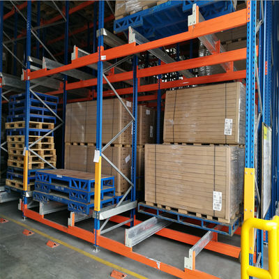 1400mm Width Radio Shuttle Racking 3mm Depth Epoxy Resin Electrostatic Spraying