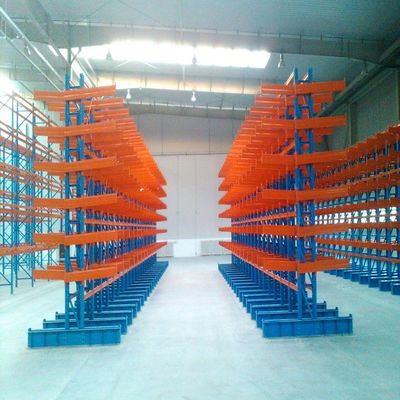 Q235B Steel Heavy Duty Cantilever Racking System OEM Powder Coated