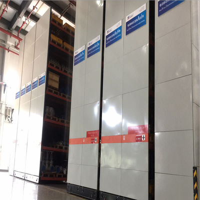 500kg Per Layer Steel Electric Mobile Racking Economical RAL Color