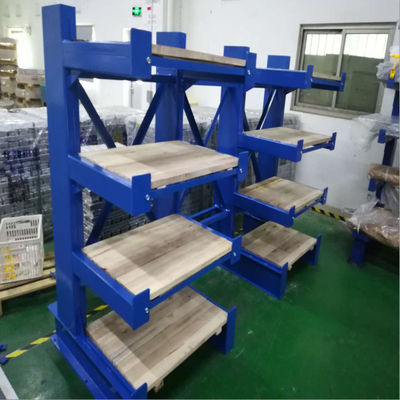 101.6mm Pitch H Beam Structural Cantilever Rack 1800mm Long Arm