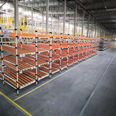 Rolled Steel Carton Flow Racking Adjustable Metal Customized