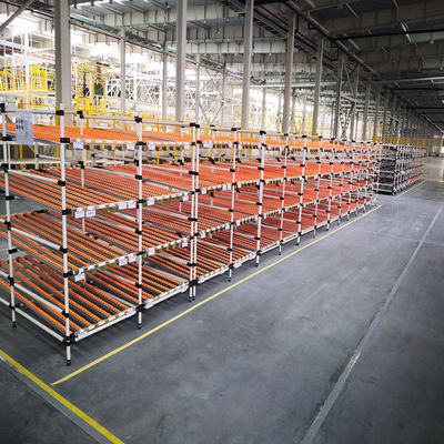 Warehouse Flow Rack for Carton Storage Box Flow Gravity Storage Roller ...