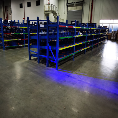 FIFO RAL Color Gravity Flow Shelving For Warehouse Storage