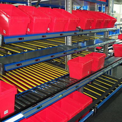FIFO RAL Color Gravity Flow Shelving For Warehouse Storage