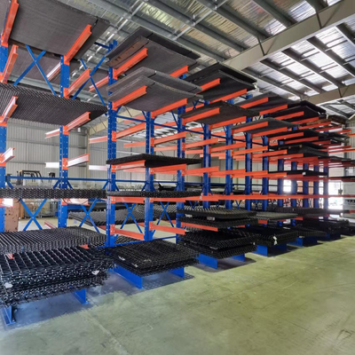 Double Sides Storage Adjustable Cantilever Racking Unobstructed