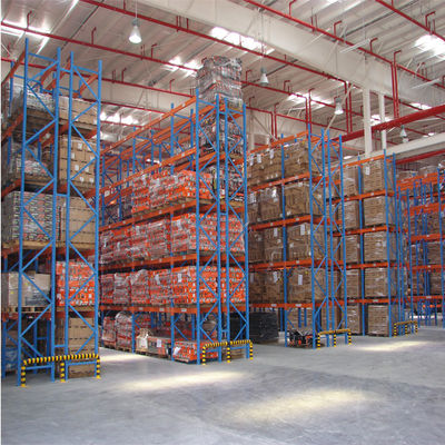 Adjustable Heavy Duty Pallet Racking System With 80x60 RHS Beam