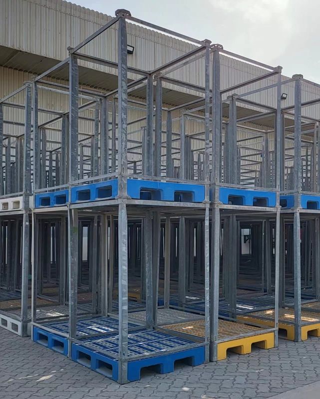 Pre Galvanised Customized Stackable Pallet Racks For Refrigeration Storage