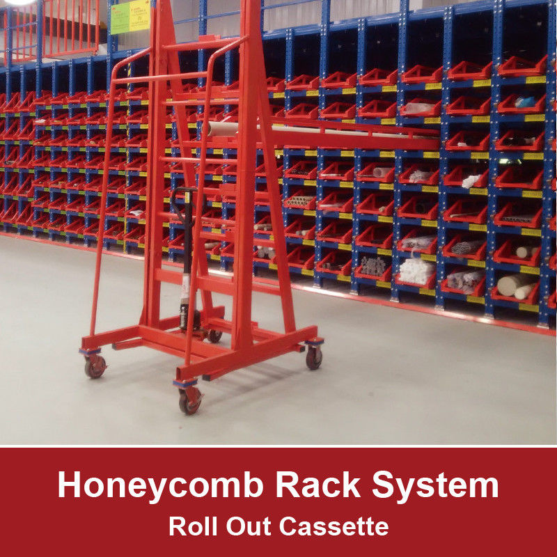 Roll Out Cassette Long Products Rack System